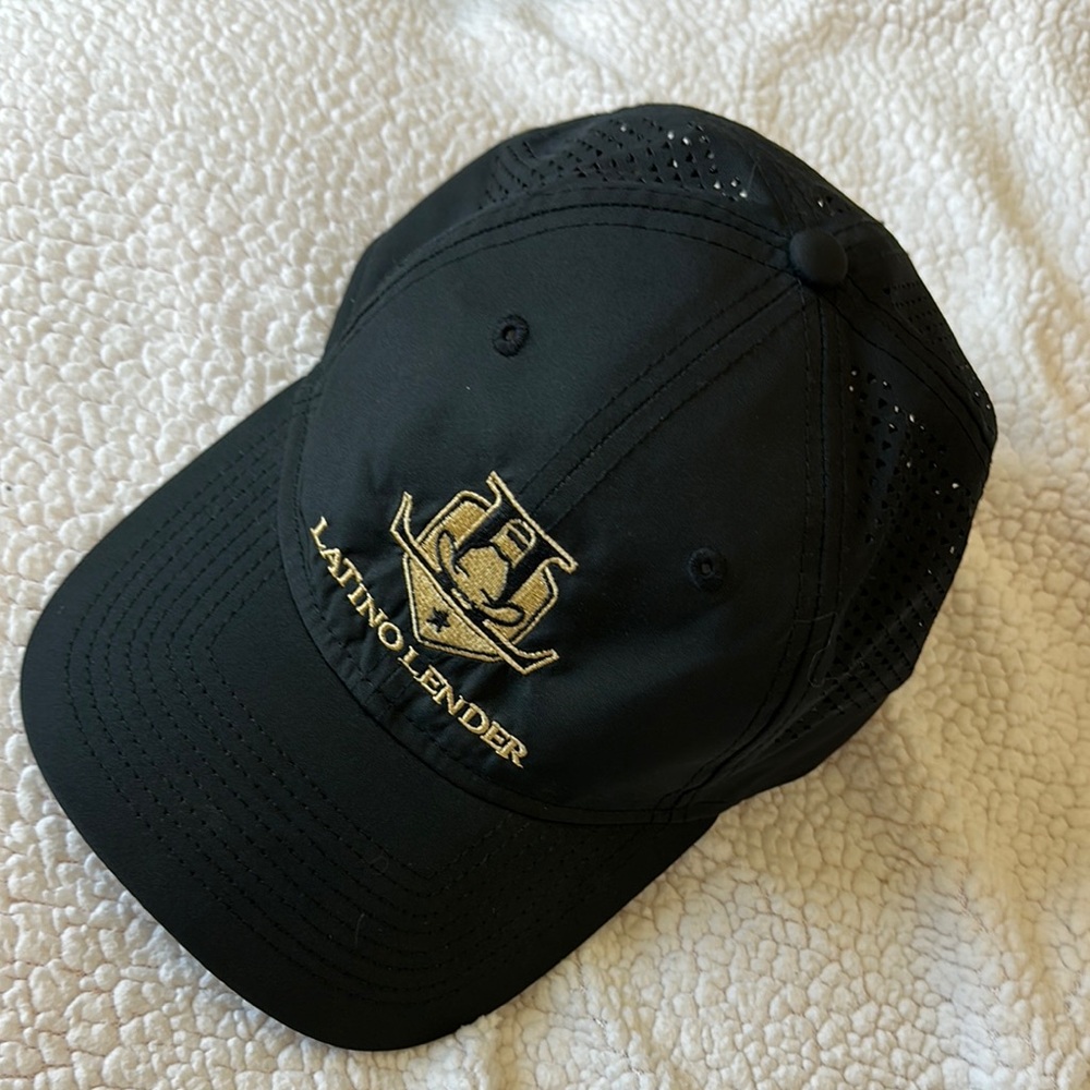 New Era Black and Gold Embroidered Hat‎